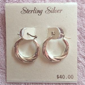 Sterling Silver Hoops